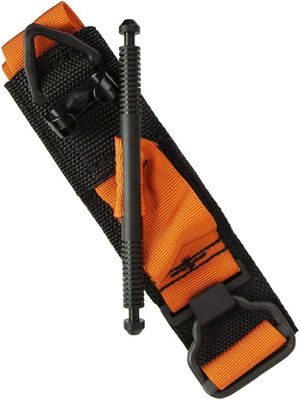 Military Emergency Medical Tourniquet Emt Metal Clasp Band Holder Tactical Cuff Alloy Pouch Black 95cm
