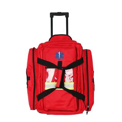 Emt Ambulance Trauma Bag Emergency Waterproof Large Red Tactical Medical Kit