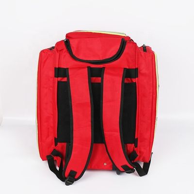 Emt Ambulance Trauma Bag Emergency Waterproof Large Red Tactical Medical Kit