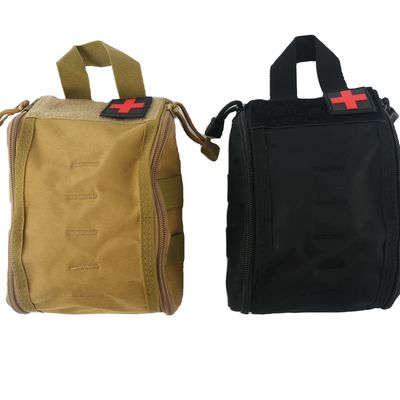 Small Travel First Aid Kit Tourniquet Israeli Bandage Chest Seal Airway Blanket Trauma Pouch