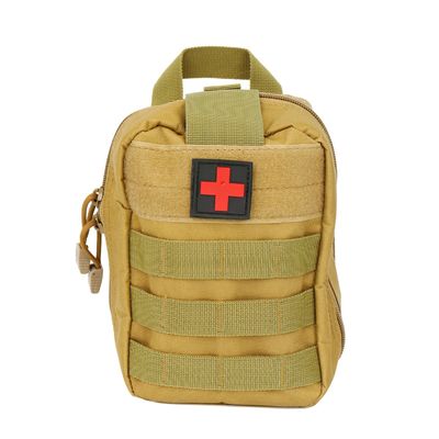 Small Travel First Aid Kit Tourniquet Israeli Bandage Chest Seal Airway Blanket Trauma Pouch