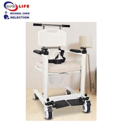 Health equipment elderly care chair patient transfer chair disable rollator transport chair height adjustable with wheels