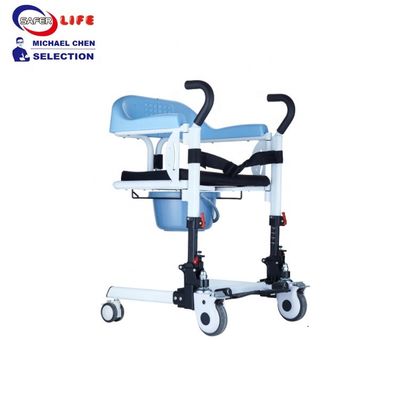 Health equipment multifunctional paralyzed patient transfer wheelchair paralysis care chair disabled rollator transport chair