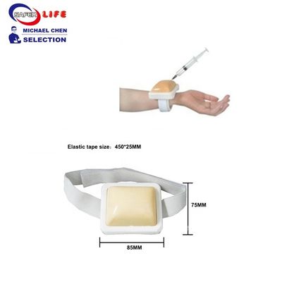 Medical Intramuscular Training Injection Pad Nurse Practice CE ISO Simulated Skin Manikin 85mm