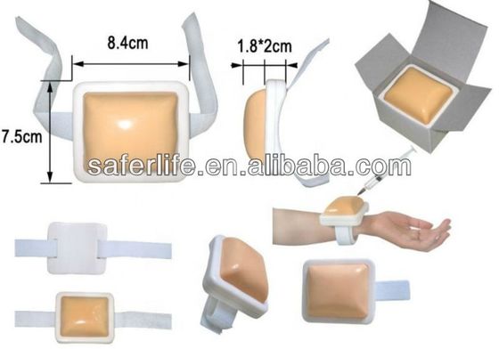 Silicone training Intramuscular injection simulator for patient