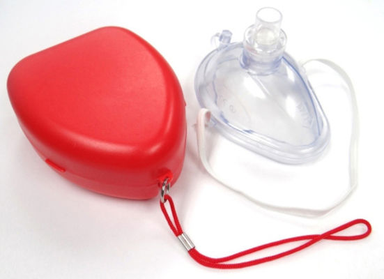 Pocket Replacement One Way Valve Cpr Mask Emergency With Hard Case