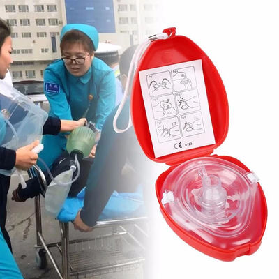 Pocket Replacement One Way Valve Cpr Mask Emergency With Hard Case