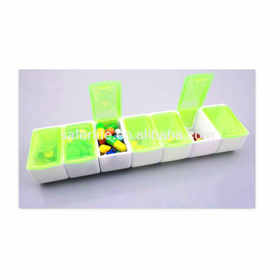 Outdoor Travel  Medicine Case 7 days Pill Box  Healthcare Food Grade Mini Cute Organizer