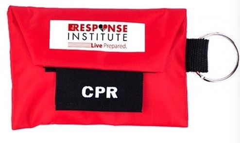 CPR Face Shield Kit Mouth To Mouth Kit With Nylon Bag Rescue Mask Kit