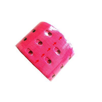 Hot Selling Cotton Kinesiology Sport Tape For Reduce Muscle Pain Holes 5CM*5M