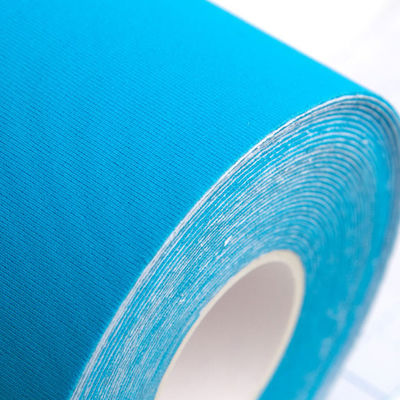 Wholesale  5cm*5M  sports athlete tape golf tennis  kinesiology tape Nylon 4 way  kinesiology sports  tape blue