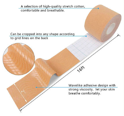Elastic Medical Tape Bandages Sport Muscle Face Tape Therapy Kinesiology DIY Bra Tape 5cmx31.5m
