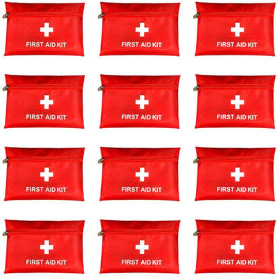Empty Emergency Survival Camping First Aid Bag Small with Dual Zippers