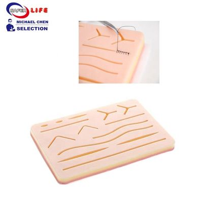 Medical students training Skin silicone suture pad suture practice kit for training