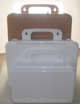 CE Approved PP first aid container with handle emergency holder storage box