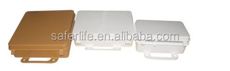 CE Approved PP first aid container with handle emergency holder storage box