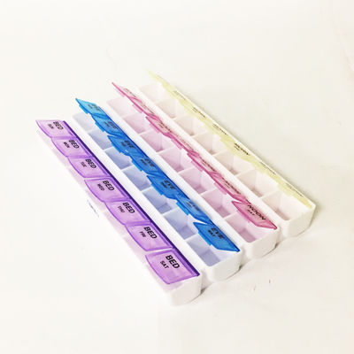 Medicine pill box organizer plastic 28 compartment monthly pill box