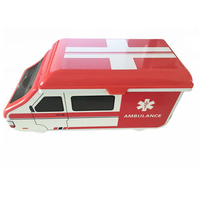 Car Shape Medical Vehicle First Aid Kit Box Children Travel Creative Ambulance 23cm