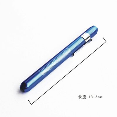 Mini Reusable Flash Light with Pupil Gauge and Ruler White Light LED Torch 