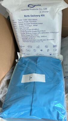 Handheld Shoulder Strap Disposable Medical Emergency Birth Kit,Emergency Birth Kit,already accommodated 19 medical Accessories & Birth delivery Kit