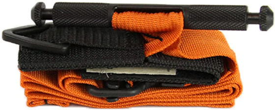 Military Emergency Medical Tourniquet Emt Metal Clasp Band Holder Tactical Cuff Alloy Pouch Black 95cm