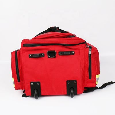 Emt Ambulance Trauma Bag Emergency Waterproof Large Red Tactical Medical Kit