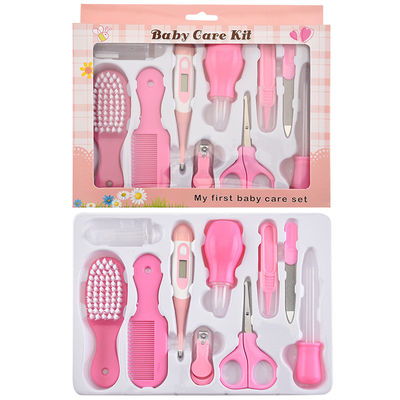 10pcs Newborn Nursery Health care Set baby Grooming tool kit baby care kit manufacturer Newborn baby gift set yellow pink blue