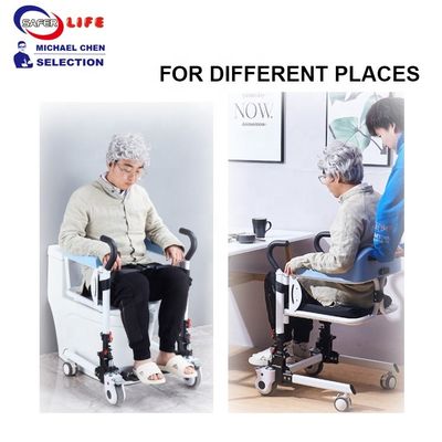 Health equipment multifunctional paralyzed patient transfer wheelchair paralysis care chair disabled rollator transport chair