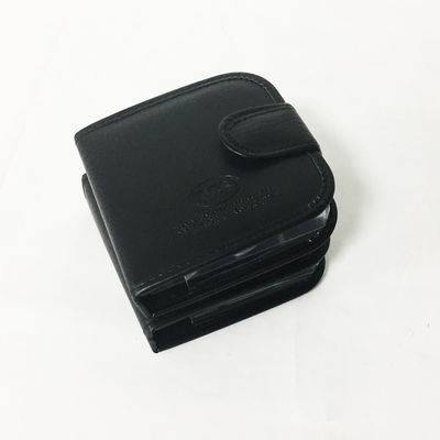 Wholesale 14 Days 56 Compartment Leather Pill Case Daily 4 Times a day Pill Box