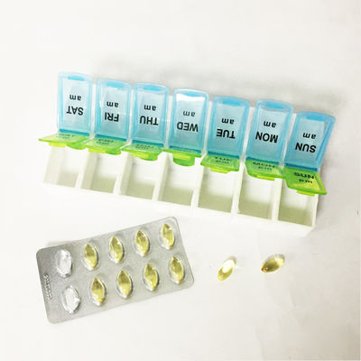 Wholesale Detachable Weekly Pills storage cases 14 Compartment 7 days pills box