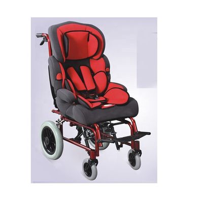Brain paralysis cerebral palsy wheelchair with comfortable seat for children