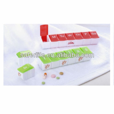 Outdoor Travel  Medicine Case 7 days Pill Box  Healthcare Food Grade Mini Cute Organizer