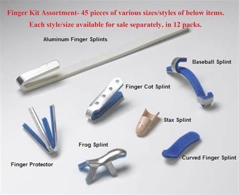 High quality Aluminum finger splint finger protector Finger Thumb Splint