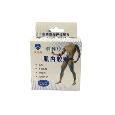 Hot Selling Cotton Kinesiology Sport Tape For Reduce Muscle Pain Holes 5CM*5M