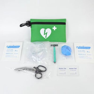 Reddingskit Mini CPR EHBO-kit Nylon zak met sleutelhanger CPR leven met sleutelhanger