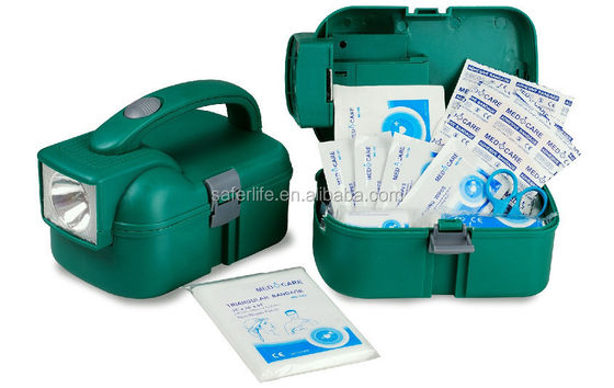 Saferlife safety torch first aid kit D830 1st aid kit with flash light rescue equipment for night