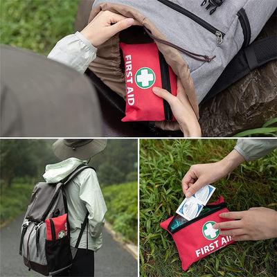 Empty Emergency Survival Camping First Aid Bag Small with Dual Zippers