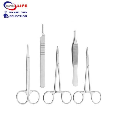 Medical students training Skin silicone suture pad suture practice kit for training