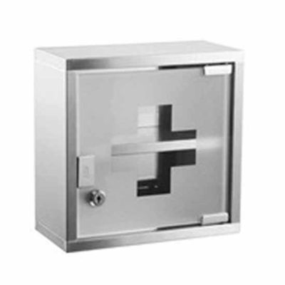 2017 compartment wall Container label Metal layer Stainless Steel Medical box Metal Box/medicine Chest Portable Medication Lock