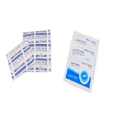 SL-048  Red  First Aid Kit with Key Chain Design Nylon Mini First Aid Kit