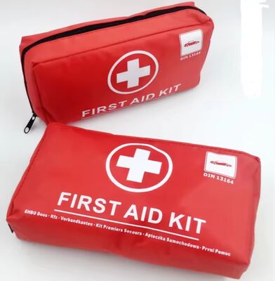 Draagbare DIN13164 standaard voertuig EHBO-kit Auto Survival Kit